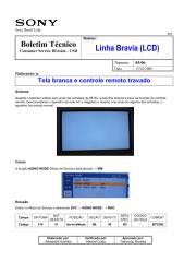 Eletrônicacs,Todas tvs Sony Linha Bravia (LCD) Tela branca e controle remoto travado.pdf