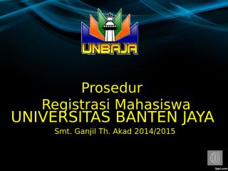 Prosedur  Registrasi Mahasiswa.pptx