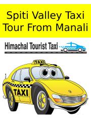 Spiti Valley Taxi Tour From Manali ppt.pptx